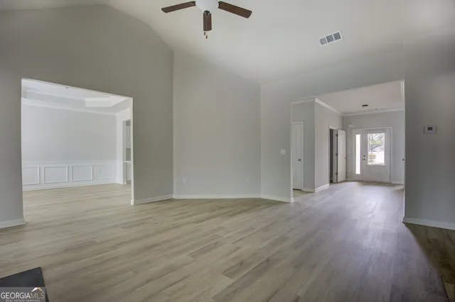 wooden floor in an empty room