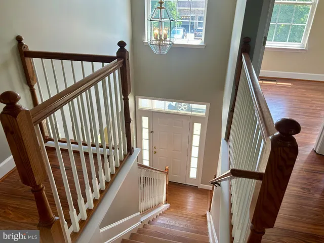 a view of an entryway with a window