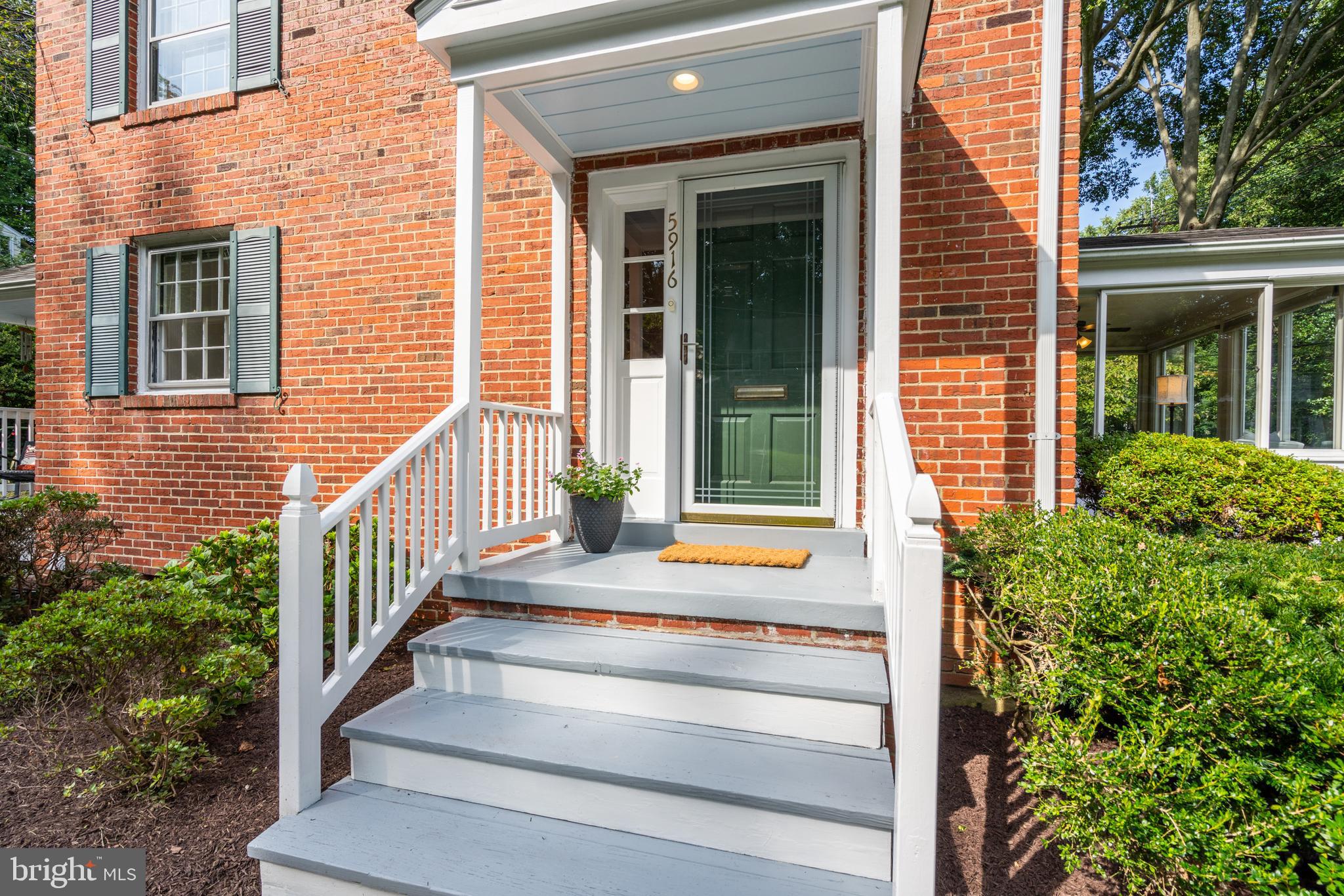 5916 Ramsgate Road Bethesda, MD 20816 - Photo 4 of 49 Front porch welcomes you home.