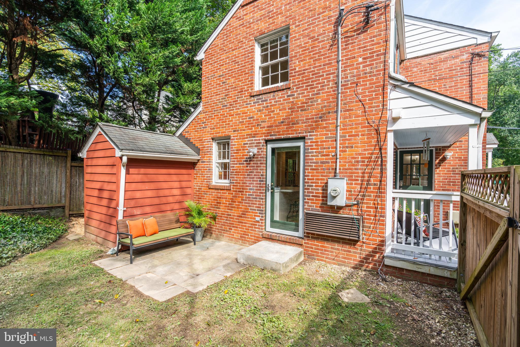 5916 Ramsgate Road Bethesda, MD 20816 - Photo 45 of 49 Access to patio from the kitchen, dine alfresco!