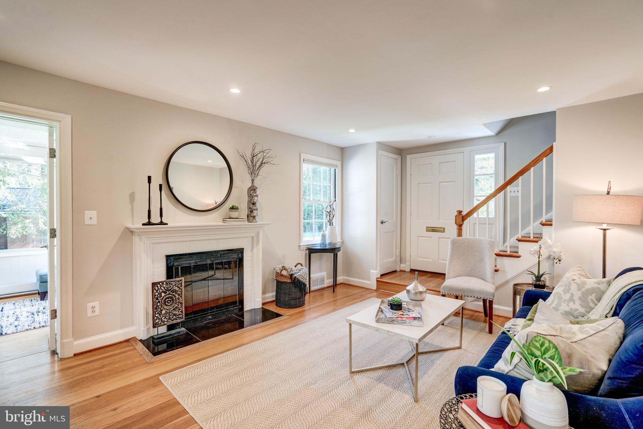 5916 Ramsgate Road Bethesda, MD 20816 - Photo 8 of 49 Wood burning fireplace, cozy!