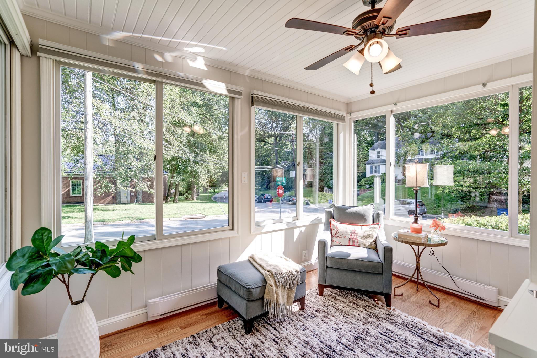 5916 Ramsgate Road Bethesda, MD 20816 - Photo 10 of 49 Sunroom, windows galore!