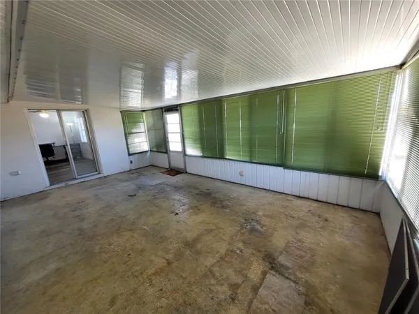 a view of hallway with stairs