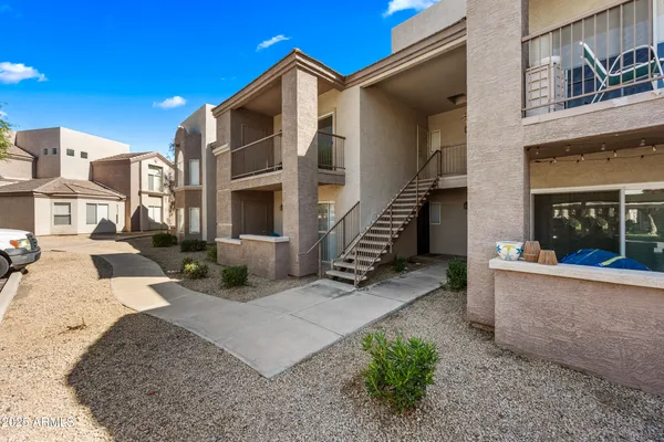 a view of a house with a patio