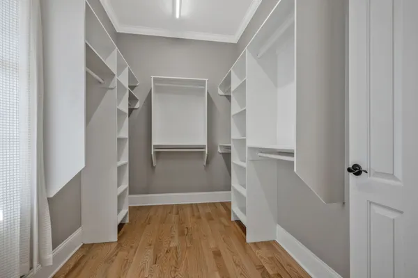a view of walk in closet
