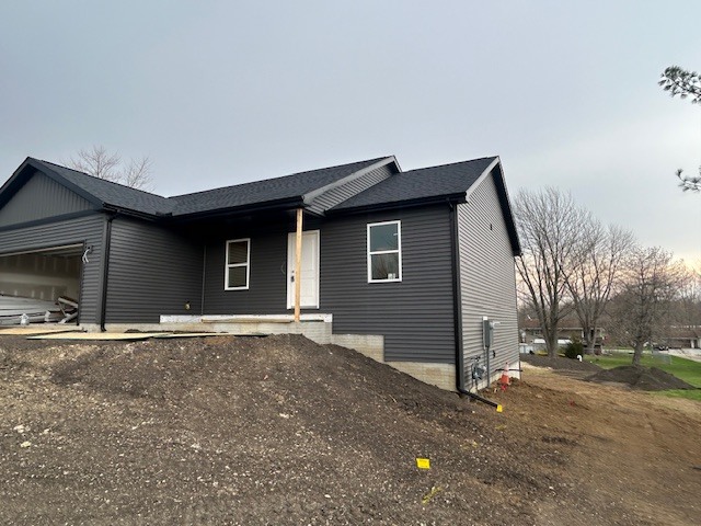 a house with a outdoor space