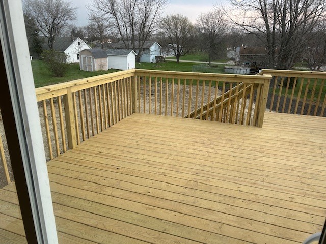 25179 North 2175 East Road Lexington, IL 61753 - Photo 16 of 23 a view of balcony with wooden floor