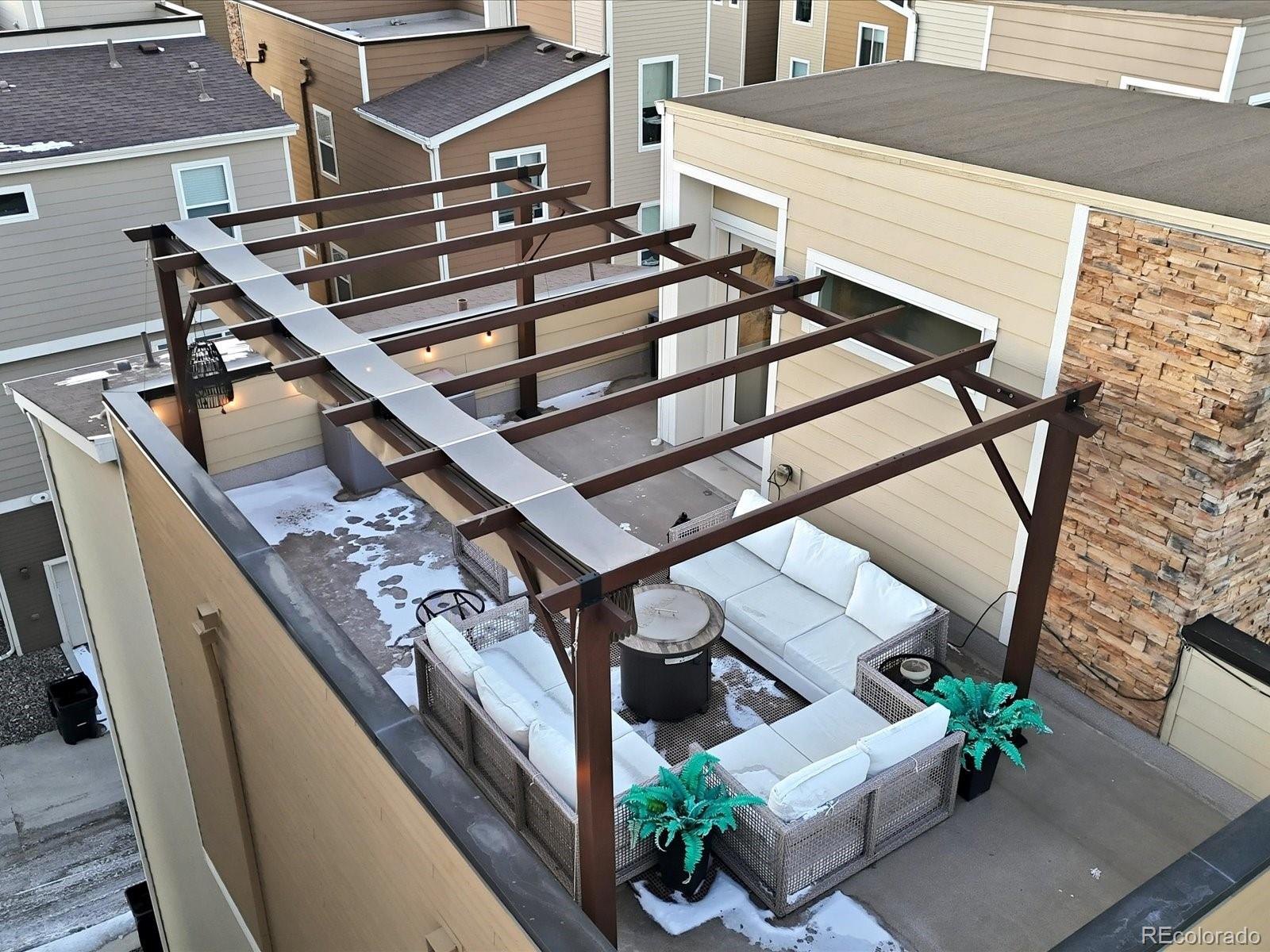 8338 Rivulet Point Highlands Ranch, CO 80129 - Photo 46 of 50 a view of a balcony with furniture