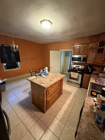 a view of utility room with empty racks
