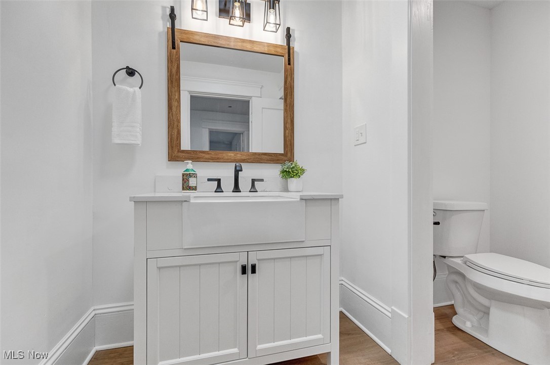 6517 Chippewa Road Medina, OH 44256 - Photo 33 of 45 Bathroom with vanity and wood finished floors