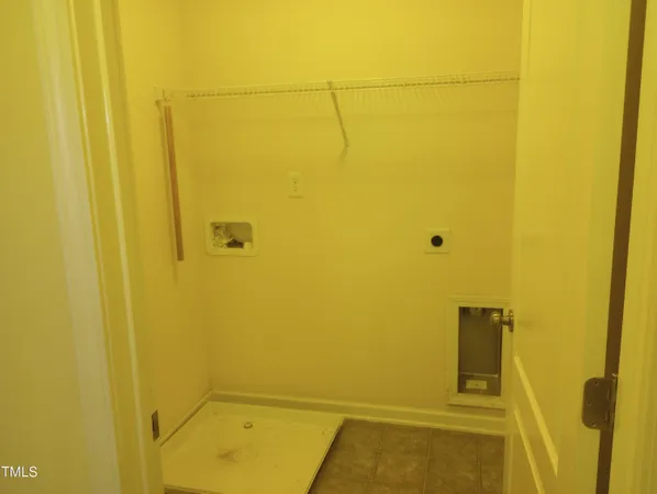 a bathroom with a door