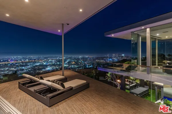 a room with furniture