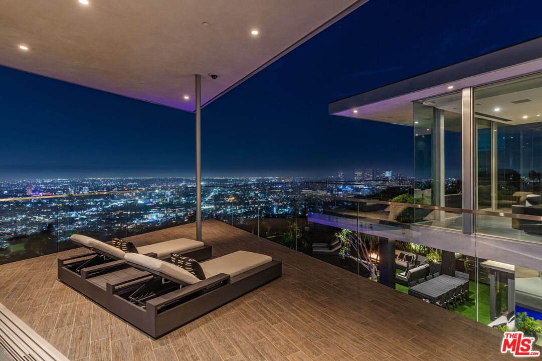 a room with furniture