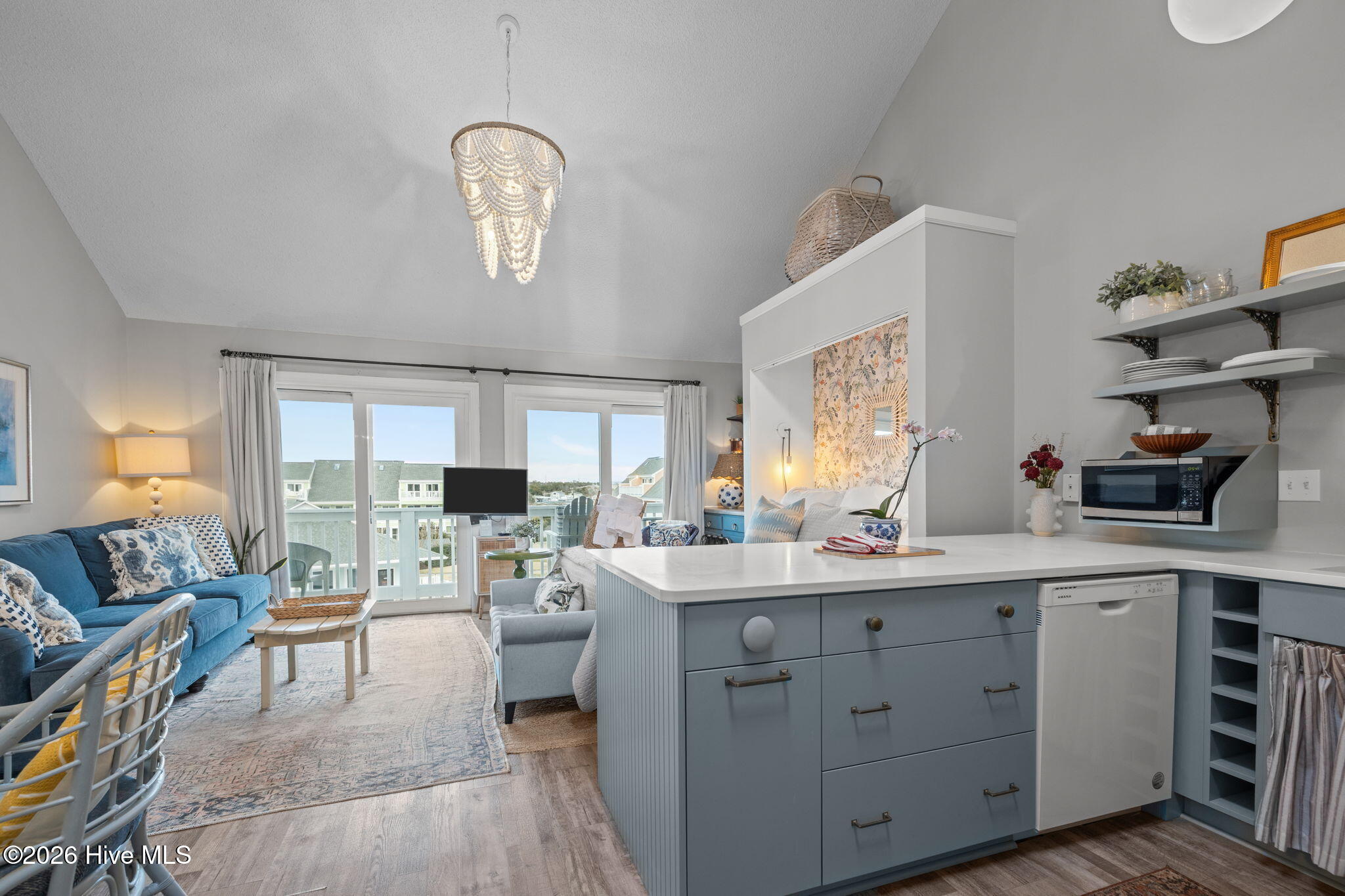 9201 Coast Guard Road, Unit F303 Emerald Isle, NC 28594 - Photo 16 of 28 Kitchen/Dinning/Living Area