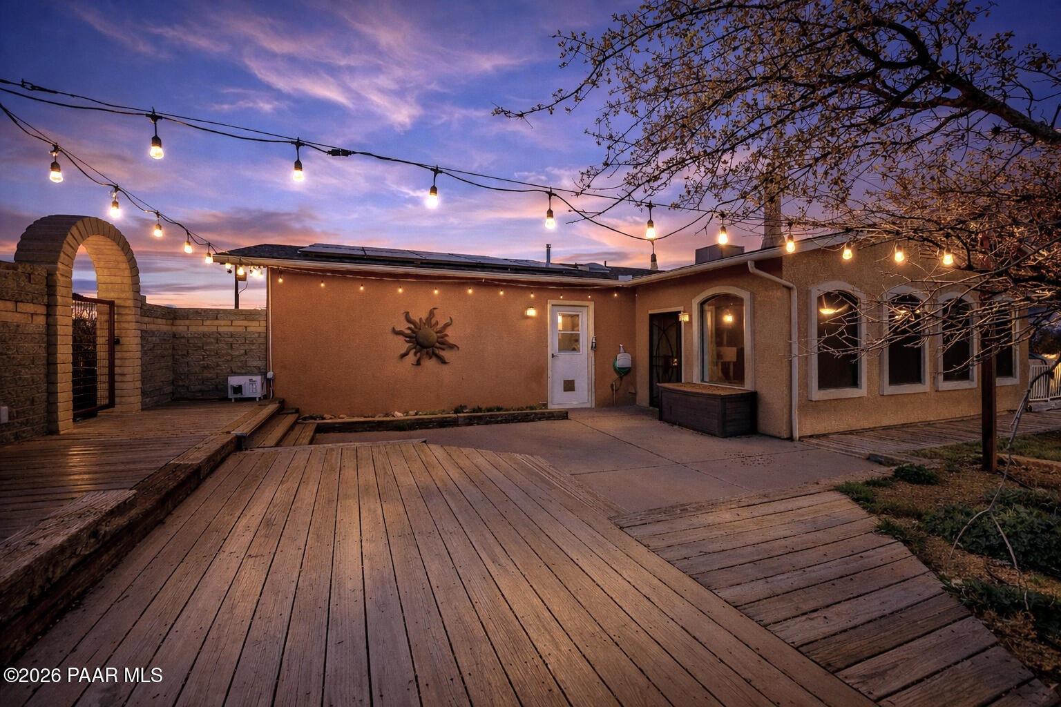6565 Musgrove Road Skull Valley, AZ 86338 - Photo 39 of 65 a view of a hall with wooden floor