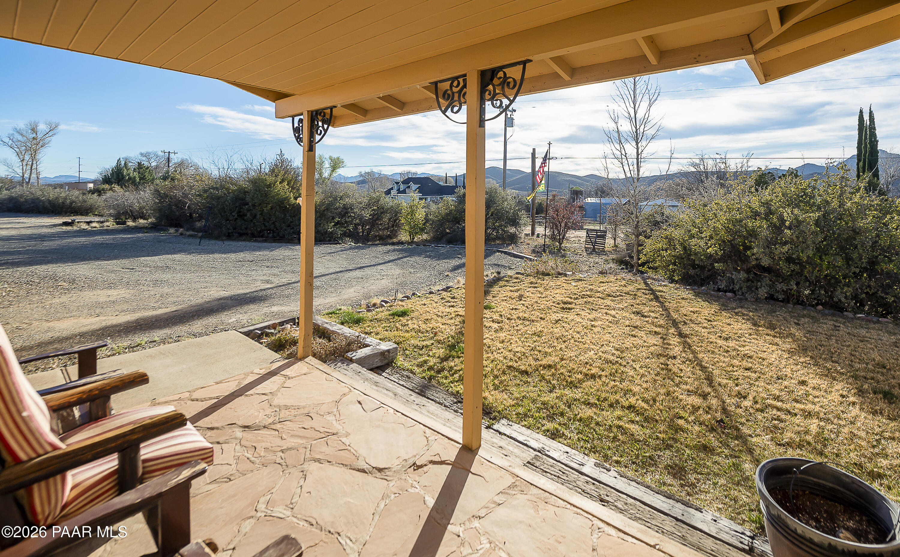 6565 Musgrove Road Skull Valley, AZ 86338 - Photo 9 of 65 a view of a swimming pool with a patio