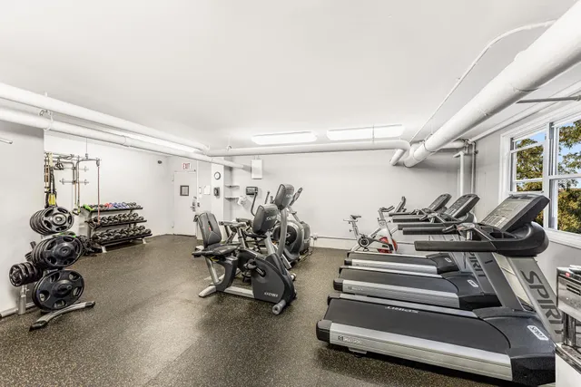 a very nice looking room with a large window