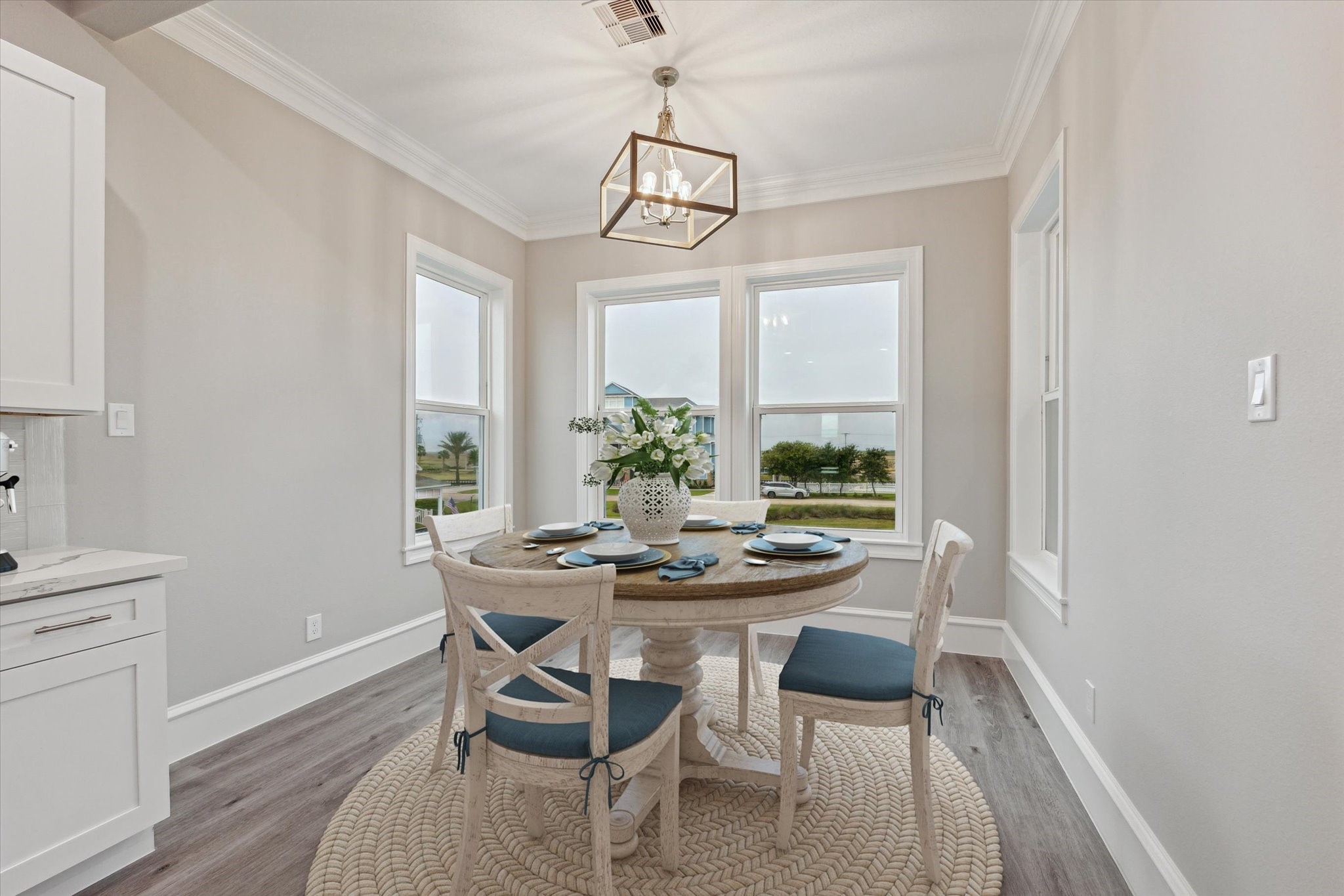 14 Fleming Hitchcock, TX 77563 - Photo 16 of 50 a view of a dining room with furniture window and wooden floor