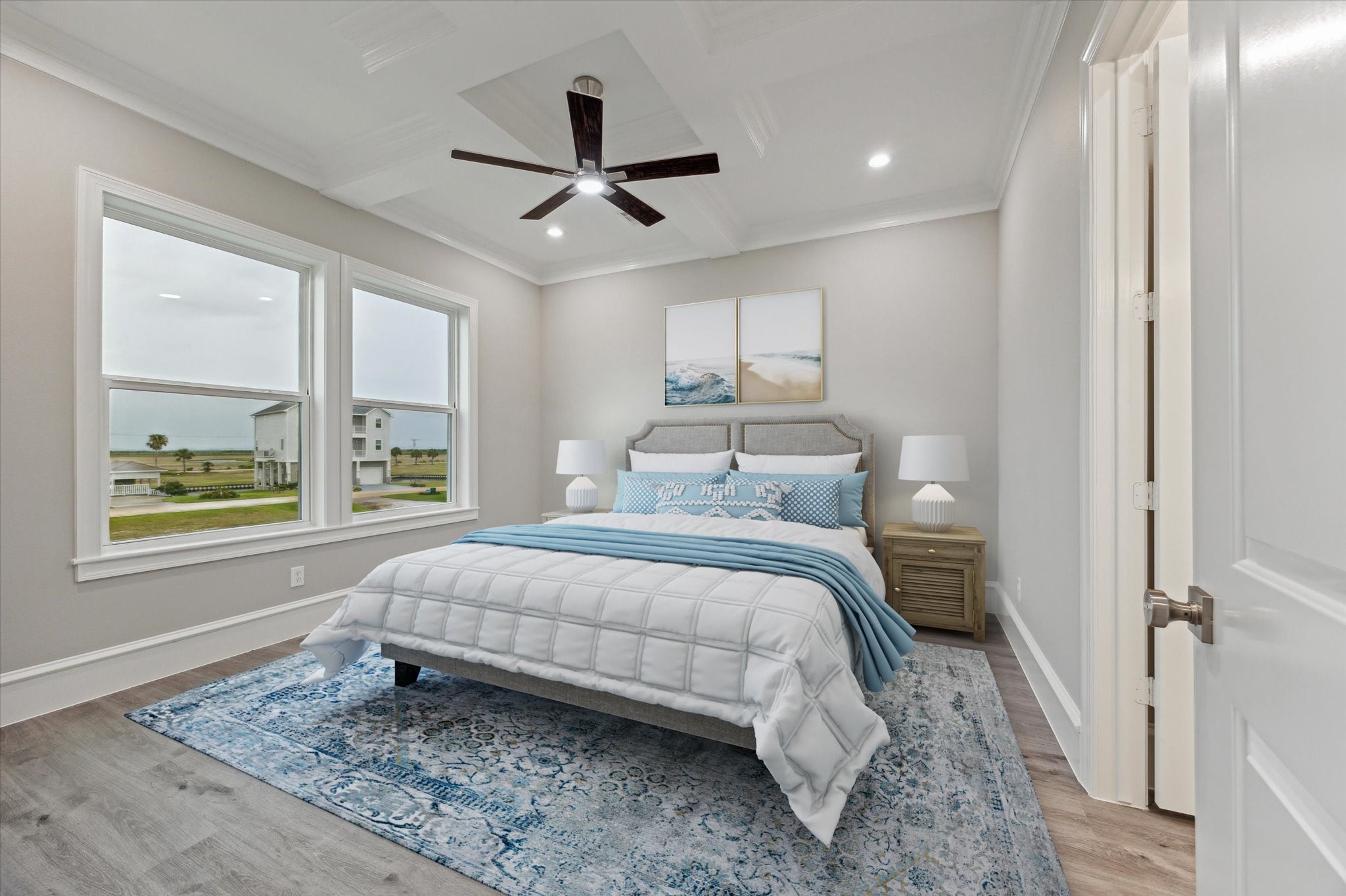 14 Fleming Hitchcock, TX 77563 - Photo 20 of 50 a bedroom with a bed and a window