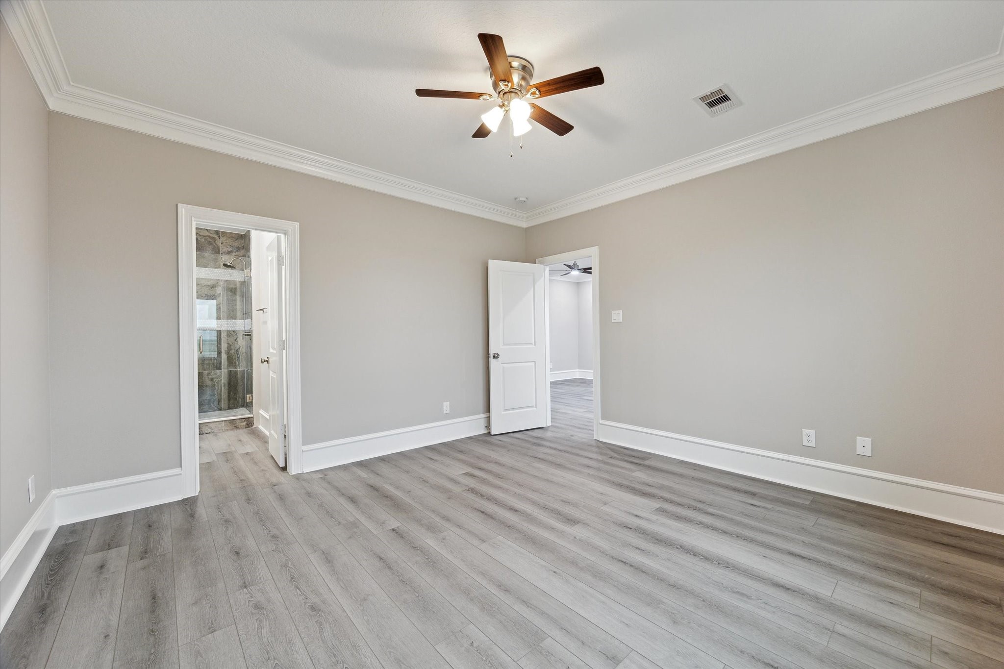 14 Fleming Hitchcock, TX 77563 - Photo 44 of 50 wooden floor in an empty room with a window