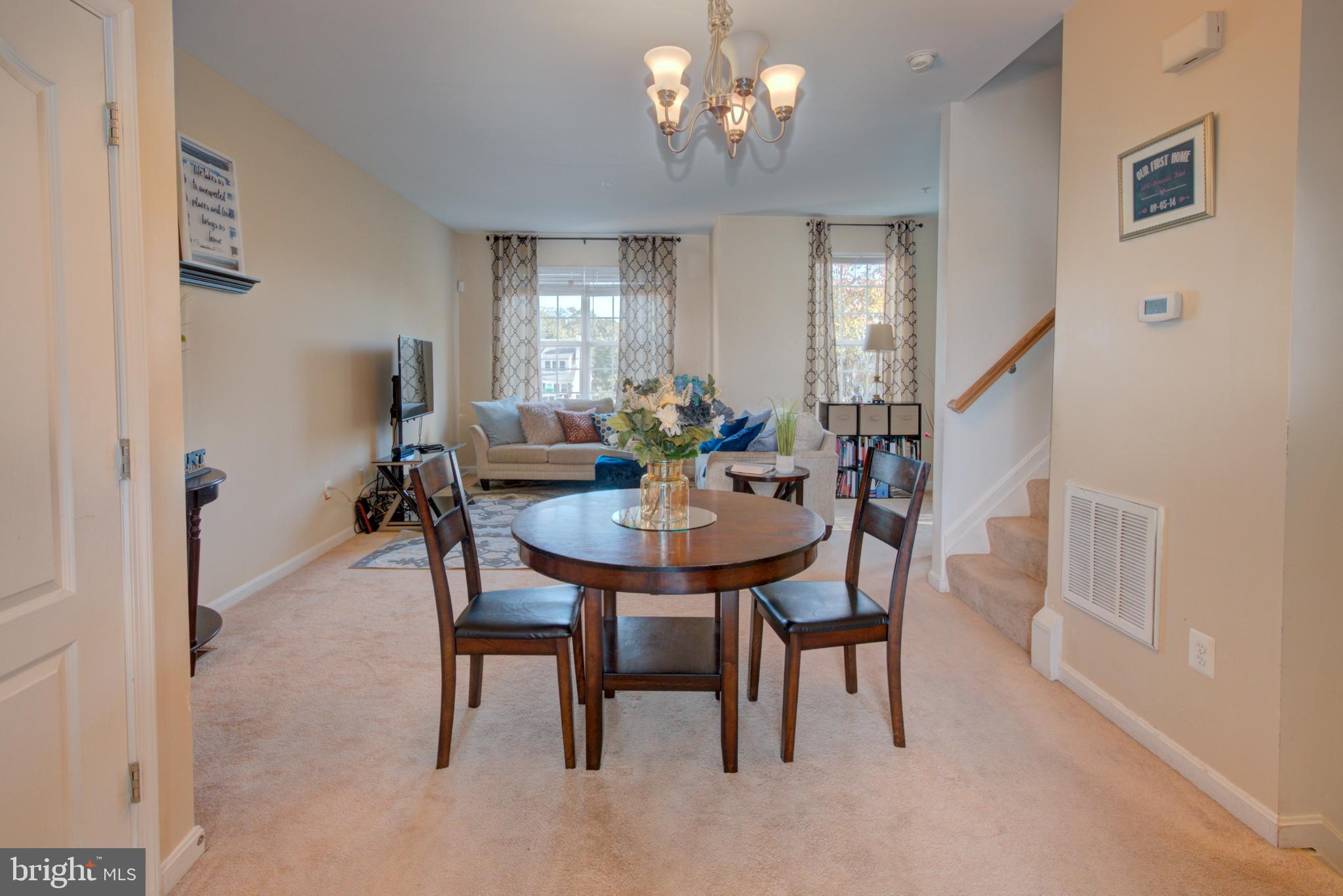 6816 Annapolis Road Hyattsville, MD 20784 - Photo 36 of 37 Open floor plan on 2nd level, View from eat-in Kit
