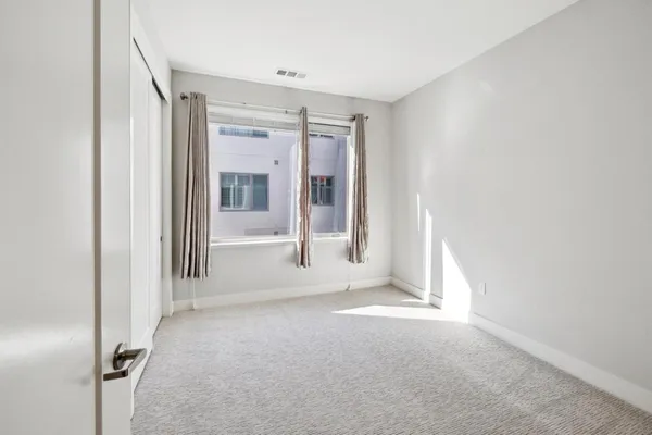 a view of road with card