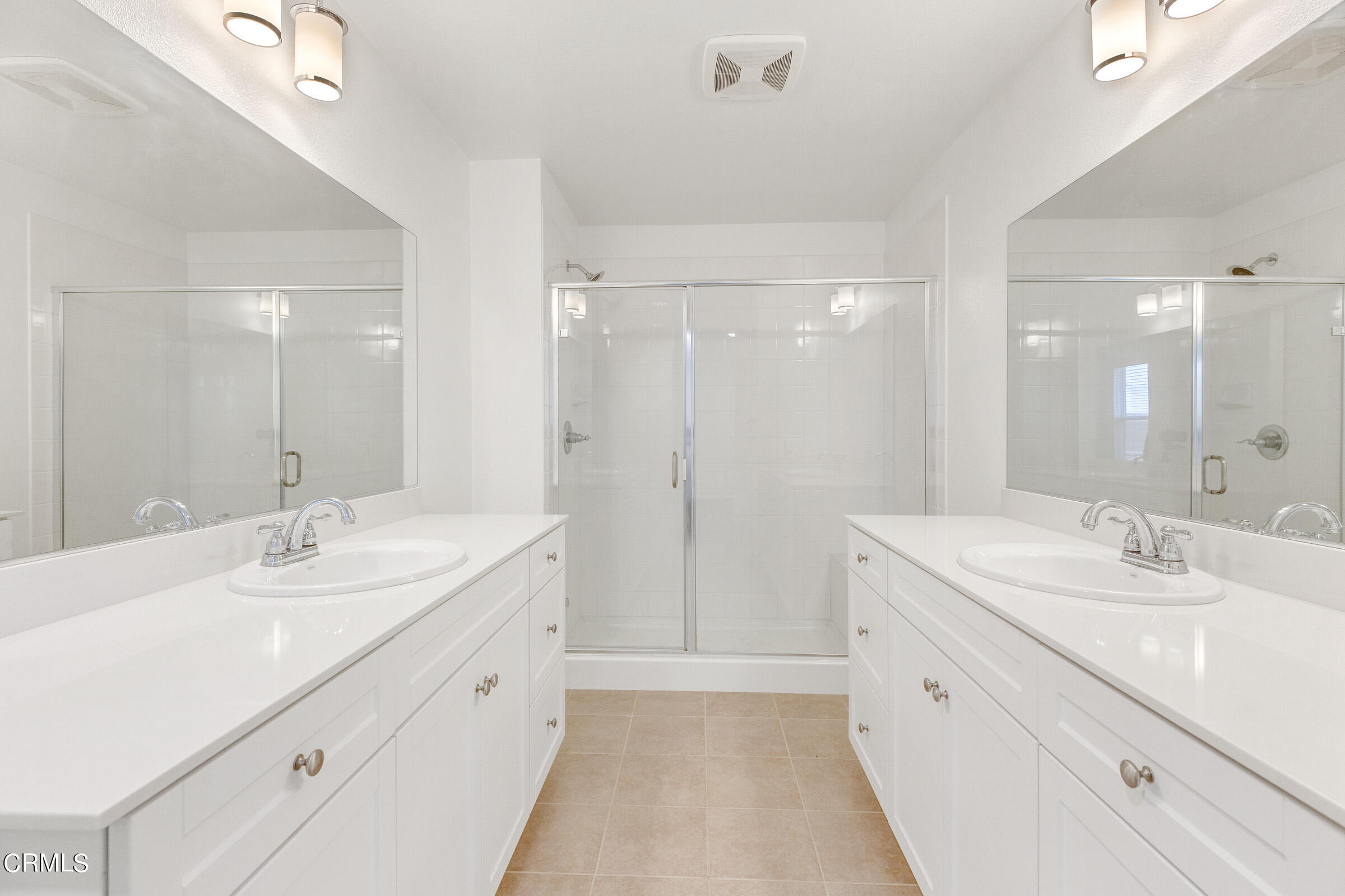 410 West Main Street, Unit 231 Alhambra, CA 91801 - Photo 39 of 45 a bathroom with a double vanity sink mirror double and shower