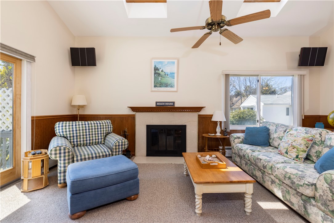 183 Shore Road Westerly, RI 02891 - Photo 11 of 36 Marble Wood Burning Fireplace