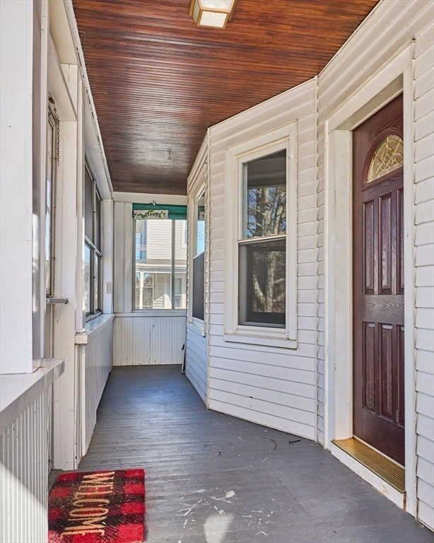 5 Ruggles Street Three Rivers, MA 01080 - Photo 13 of 30 a view of entryway and hall with wooden floor