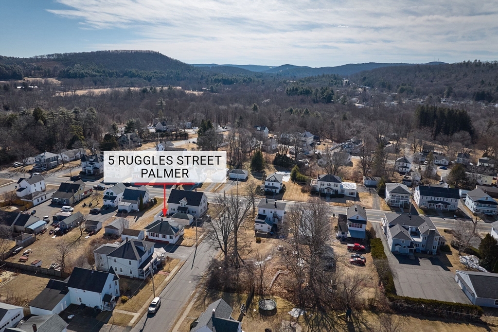 5 Ruggles Street Three Rivers, MA 01080 - Photo 28 of 30 an aerial view of residential houses with outdoor space