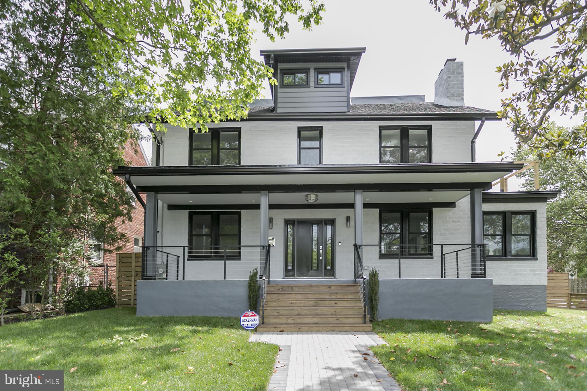 7533 12th Street Northwest Washington, DC 20012 - Photo 2 of 30 a front view of a house with garden