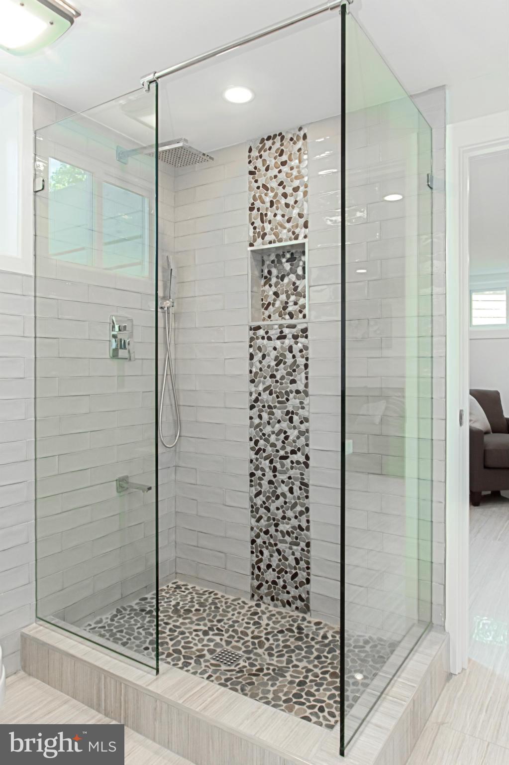 7533 12th Street Northwest Washington, DC 20012 - Photo 25 of 30 a bathroom with a shower and a sink
