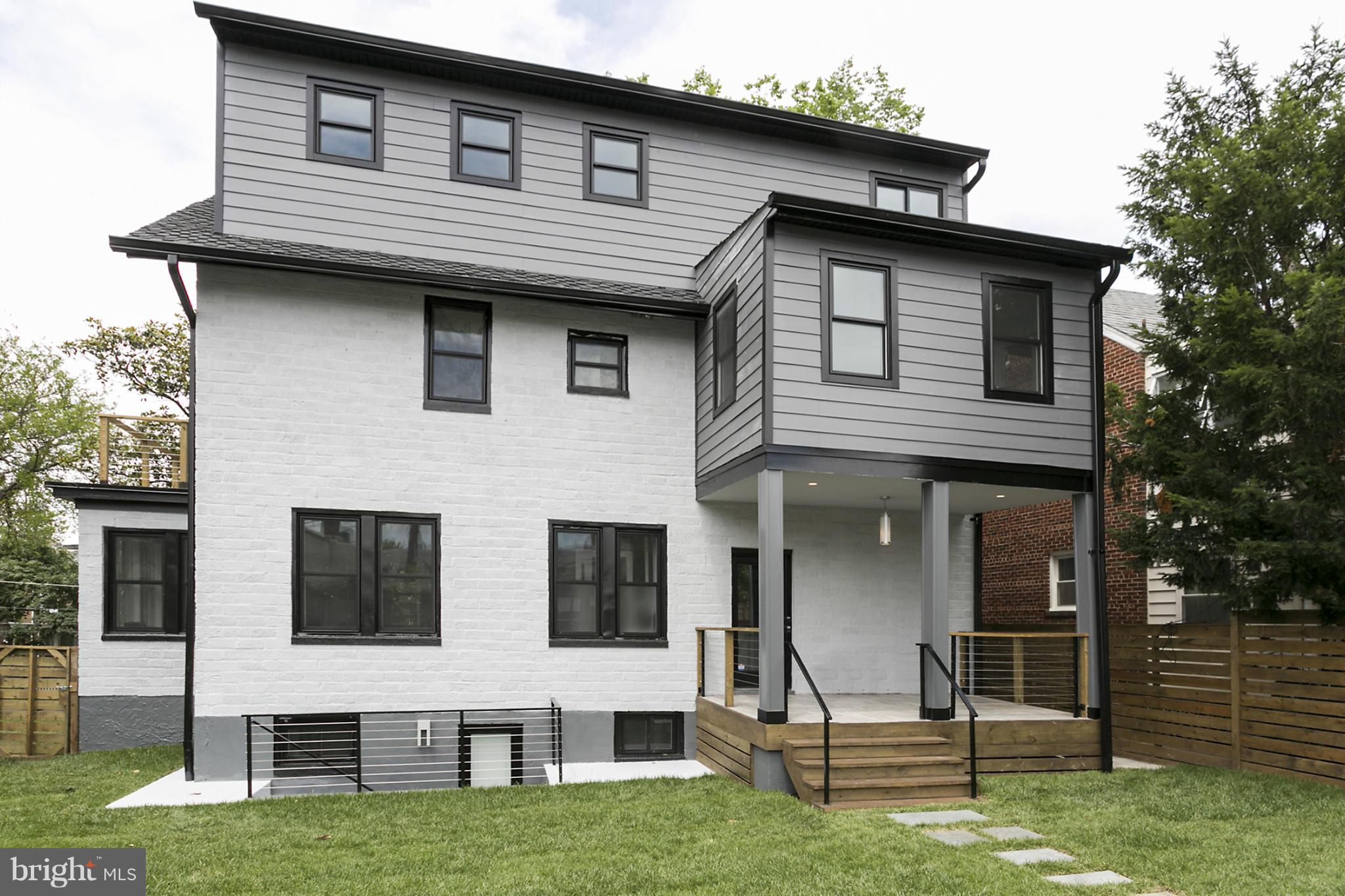 7533 12th Street Northwest Washington, DC 20012 - Photo 27 of 30 a house that has a lot of windows on it