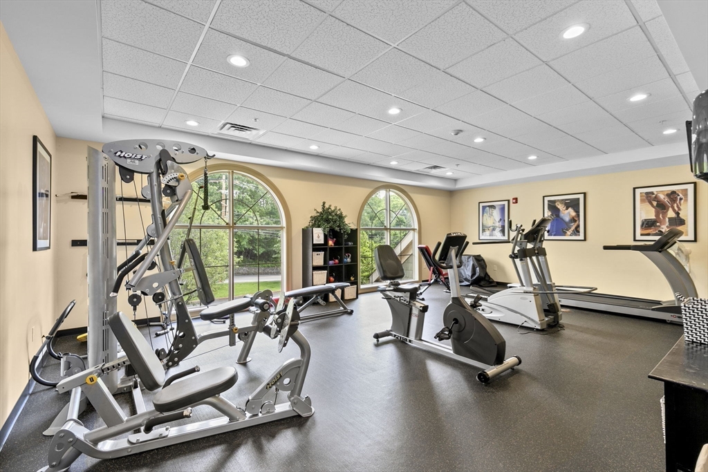 59 Walpole Street, Unit 116 Canton, MA 02021 - Photo 21 of 26 a view of a room with gym equipment