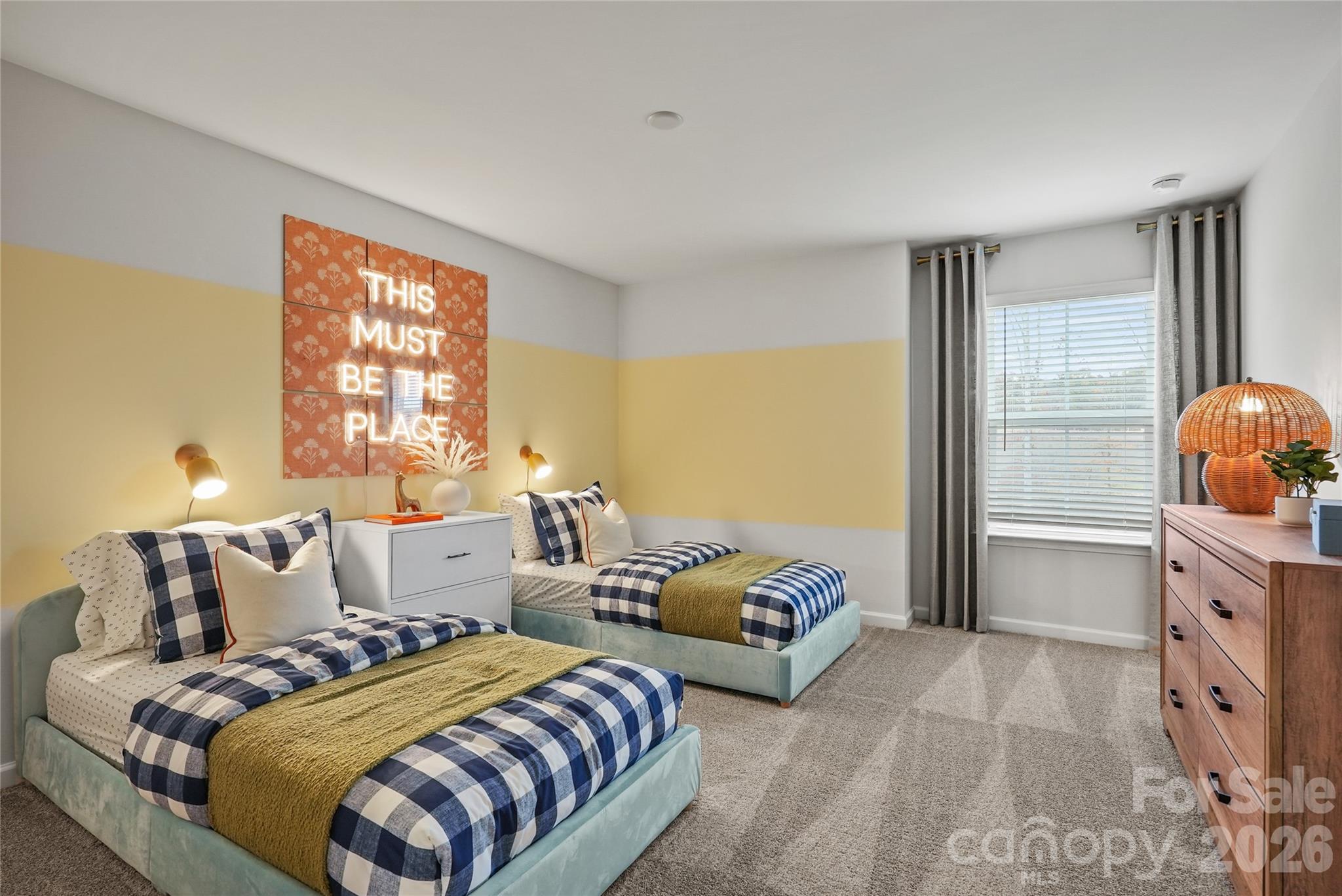 2149 Riverbend Avenue Monroe, NC 28110 - Photo 22 of 22 a bedroom with two beds and painted walls