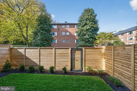 a view of a balcony with an empty space