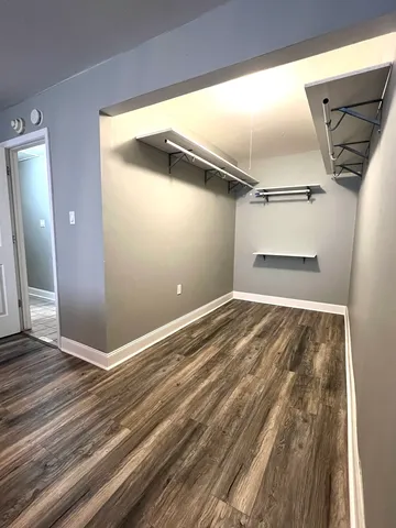 a view of empty room