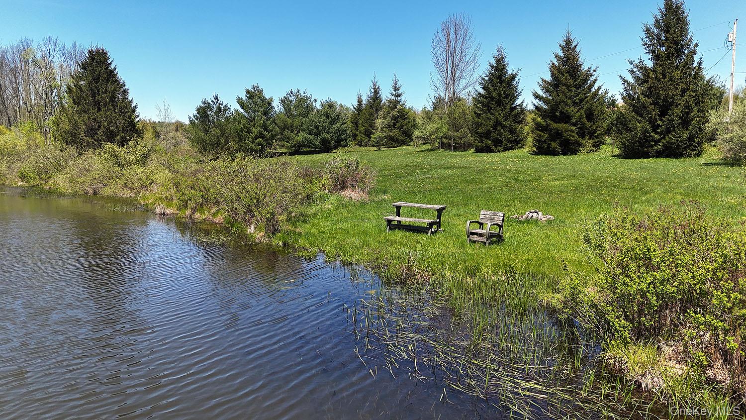 3392 Eminence Road Hancock, NY 12760 - Photo 31 of 43 a view of a lake with a yard