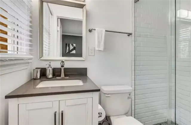 a view of a bench in a yard