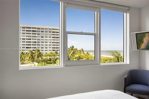 a view of a window in a room