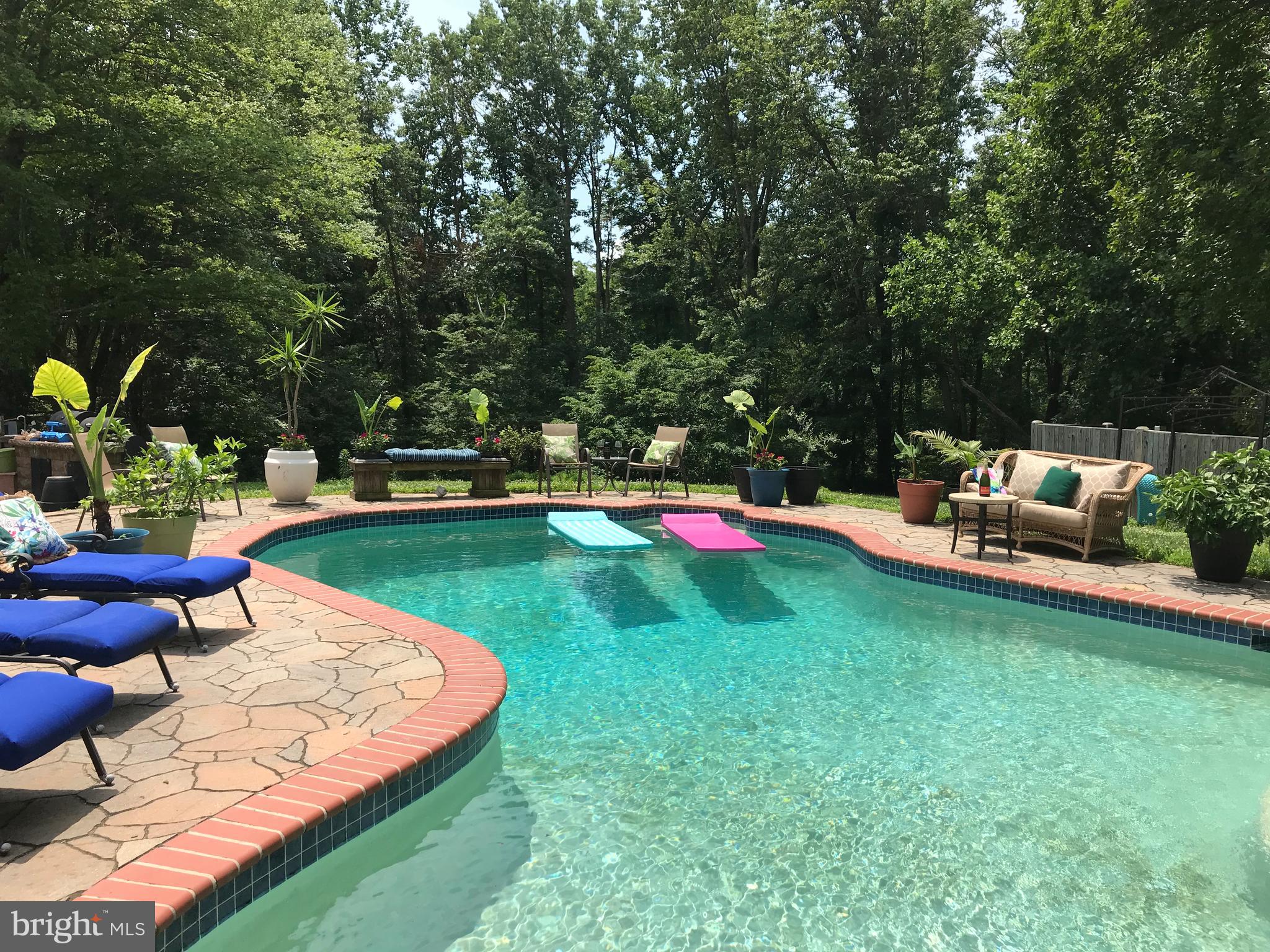 3444 Woodbine Road Woodbine, MD 21797 - Photo 12 of 78 a view of a garden with swimming pool