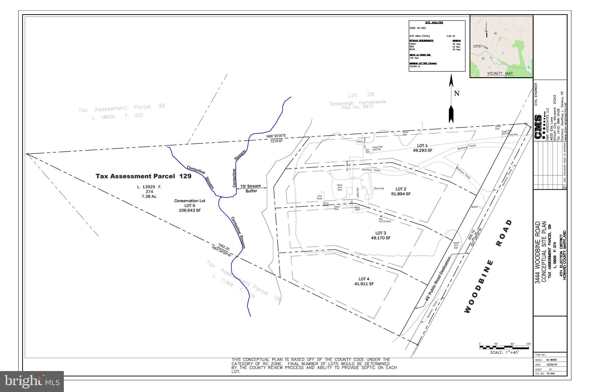 3444 Woodbine Road Woodbine, MD 21797 - Photo 15 of 78 Concept layout for additional lots