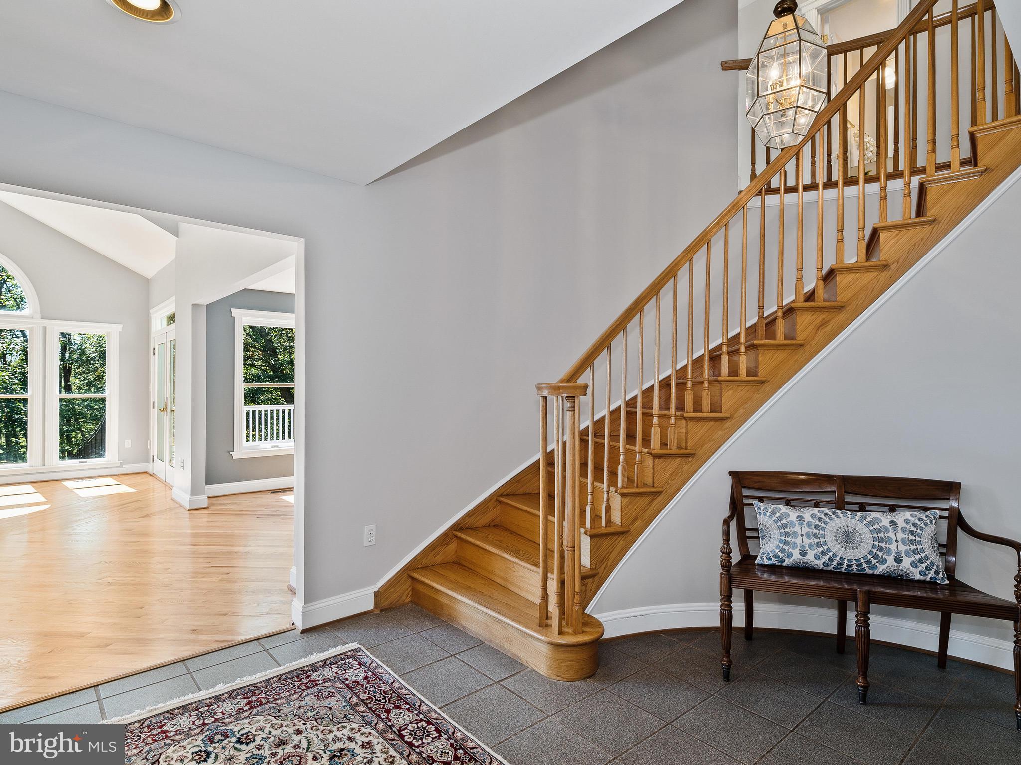 3444 Woodbine Road Woodbine, MD 21797 - Photo 24 of 78 Custom curved staircase
