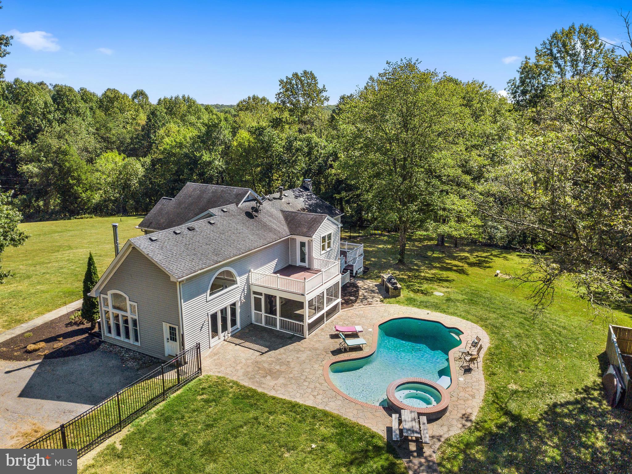 3444 Woodbine Road Woodbine, MD 21797 - Photo 4 of 78 Custom free form gunite pool and spa!