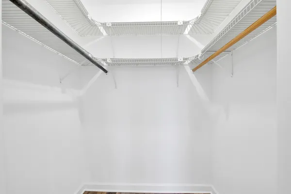 a view of walk in closet