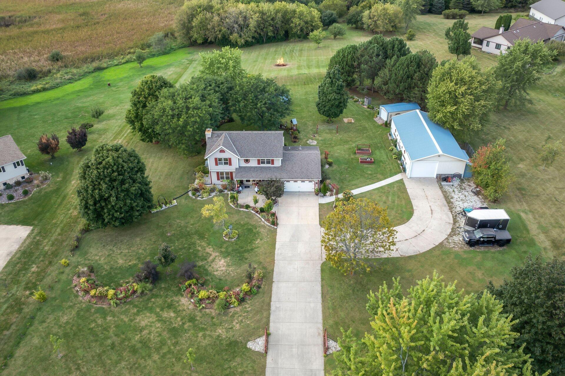 23200 West Overson Road Norway, WI 53185 - Photo 1 of 1 Beautiful Setting