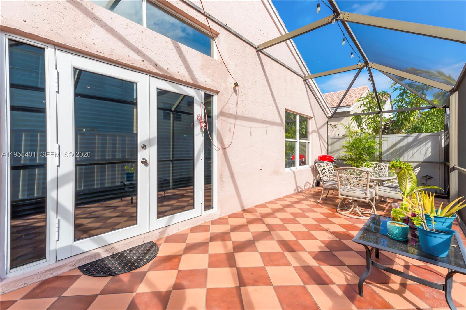 17476 Southwest 20th Street Miramar, FL 33029 - Photo 24 of 28 a outdoor space view with a sitting space