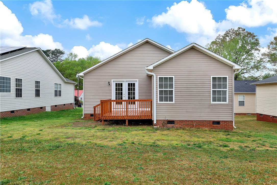 1942 Inman Drive Anderson, SC 29625 - Photo 17 of 18 Back of Home