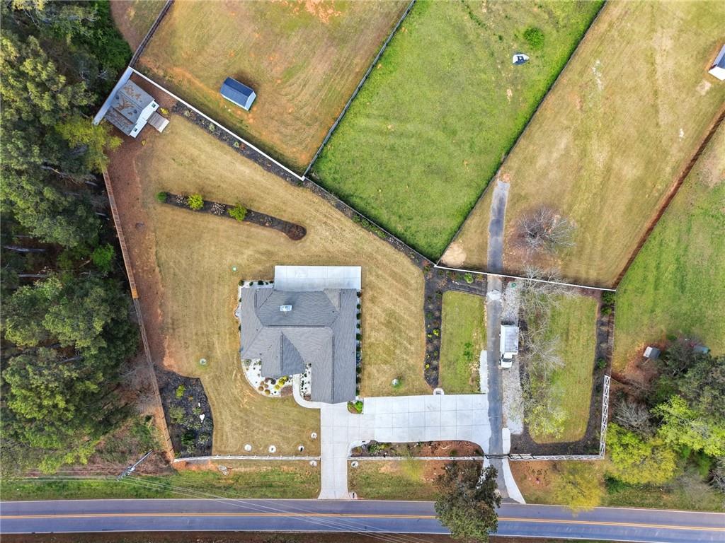 649 Tanners Bridge Road Bethlehem, GA 30620 - Photo 30 of 30 an aerial view of a house with a yard
