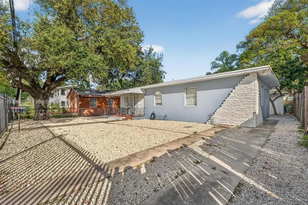 a view of a house with a patio